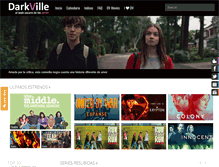 Tablet Screenshot of darkville.tv